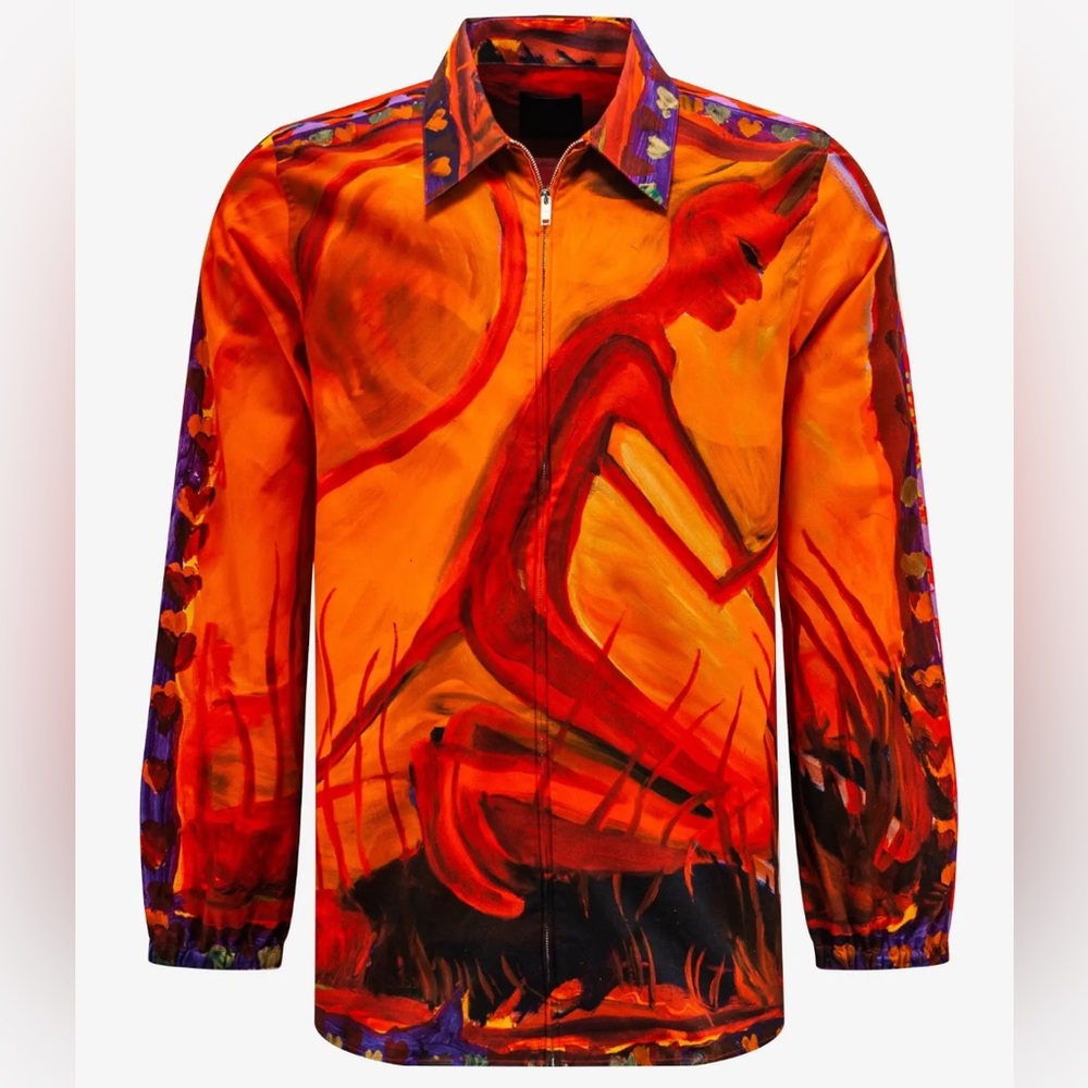 GIVENCHY NWT w/ x Red Josh Smith  Shirt Sz: 43 | US: XL/17 Orig:$1480